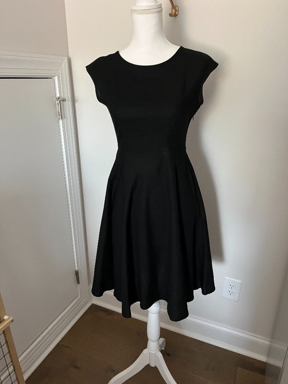 Banana Republic Black Linen Blend Dress